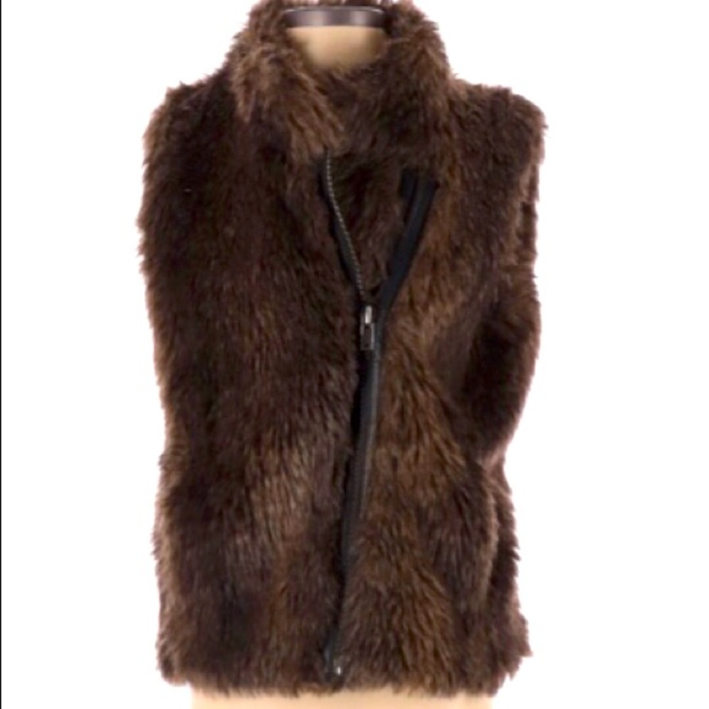 Banana Republic Fur Vest